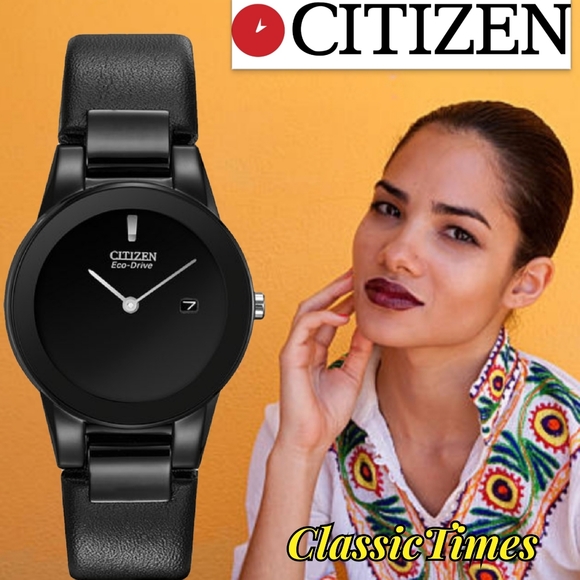 Citizen Accessories - ***NEW*** Citizen Axiom Black Dial Quartz Ladies Watch GA1055-06E